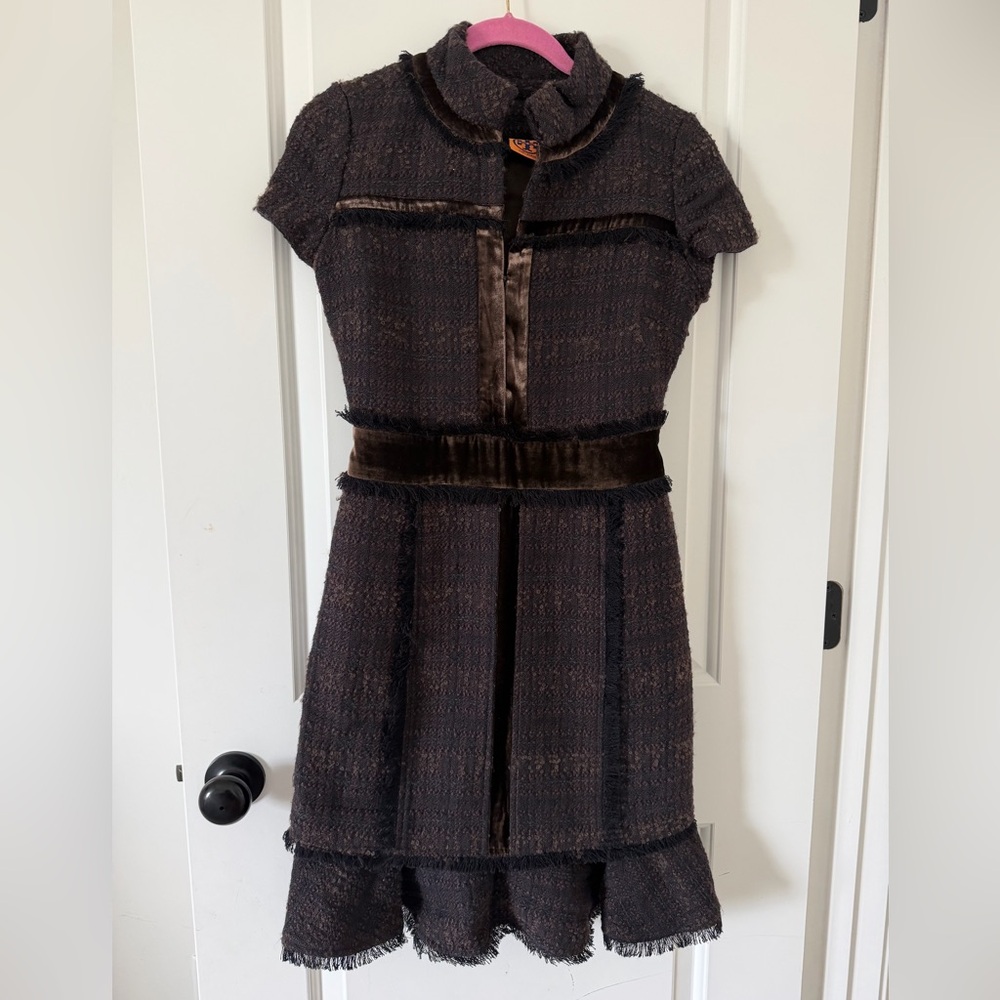 Tory Burch Ackley Tweed Dress Size 0